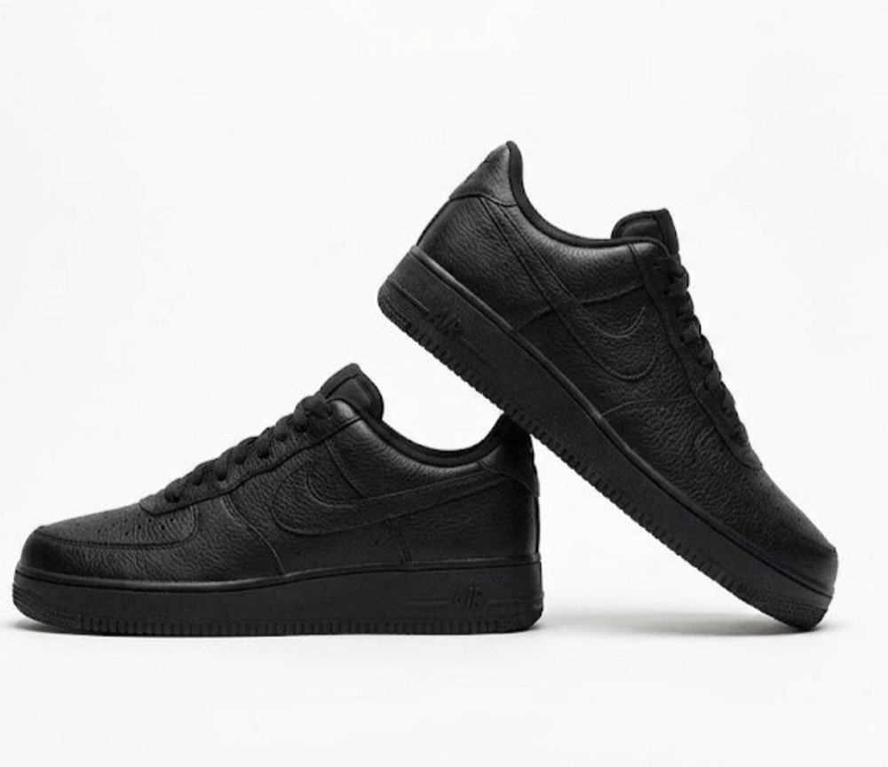 Nike Court Vision Low Men's Shoes - Triple Black - Size US 9.5